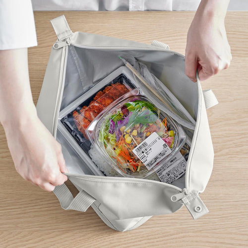 スーパー・コンビニ弁当がそのまま入る洗えるお弁当バッグ タワー